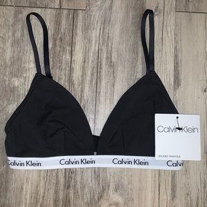 Calvin Klein Black Bralette Small